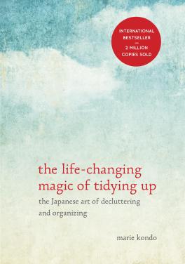 Book cover: THe life-changing magic of tidying up